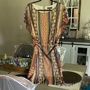 Luxology Multicolor Abstract Dress